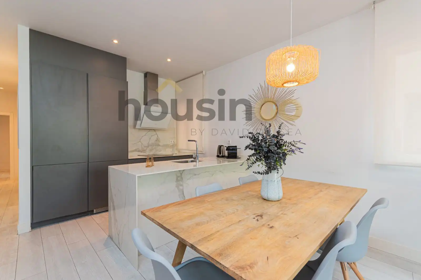Kitchen of Flat for rent in Madrid  with Air Conditioner, Heating and Furnished