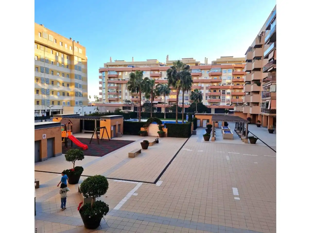 Terrasse von Wohnung zur Miete in Málaga mit Klimaanlage, Heizung und Terrasse