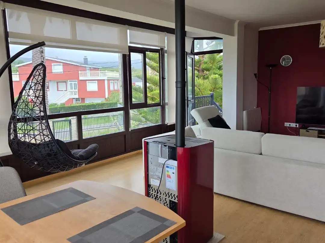 Sala d'estar de Casa o xalet de lloguer en Barreiros, Lugo