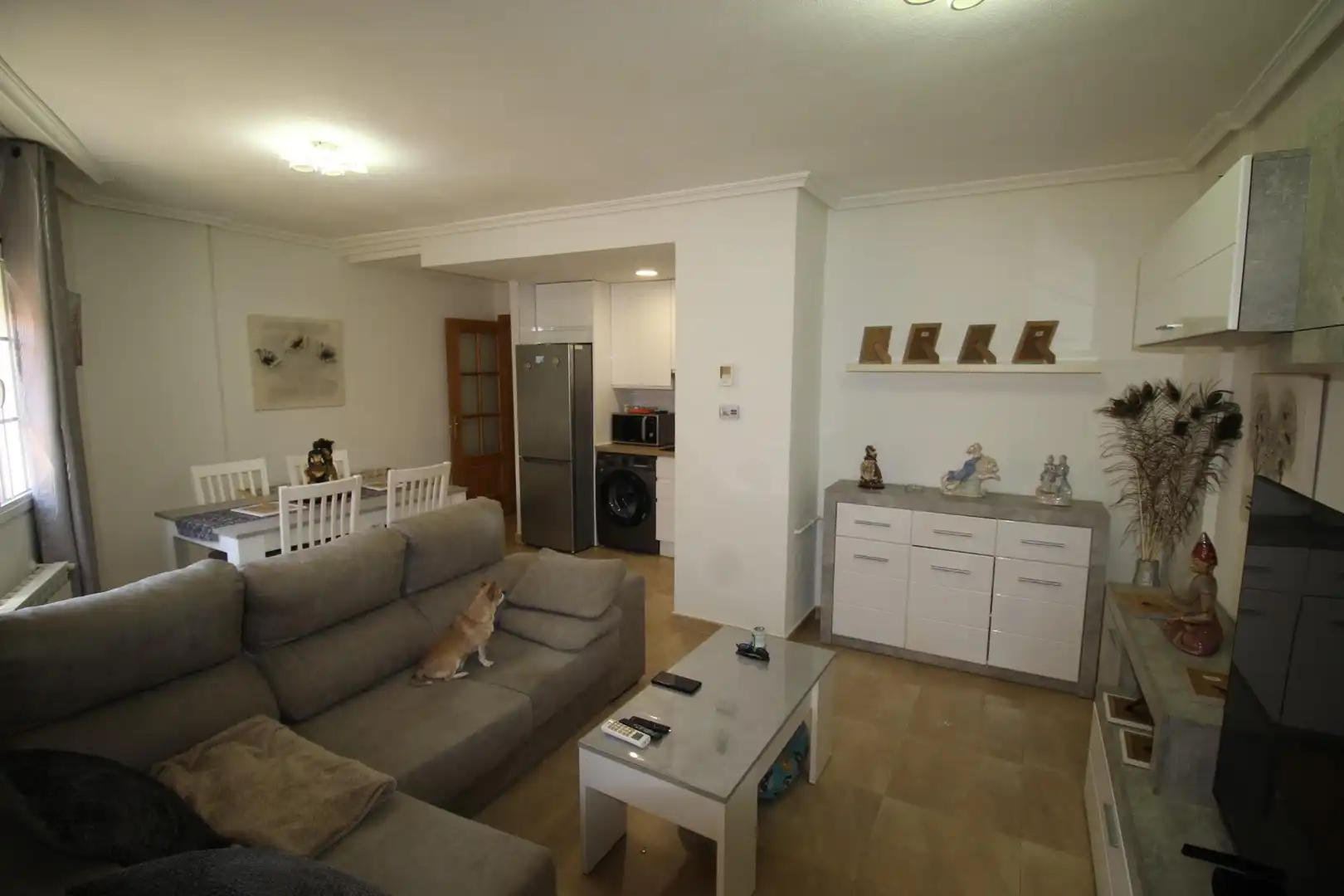 Sala de estar de Piso en venta en Puertollano con Aire acondicionado, Calefacción y Amueblado
