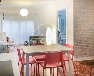 Exterior view of Flat to rent in  Madrid Capital  with Heating, Private garden and Furnished