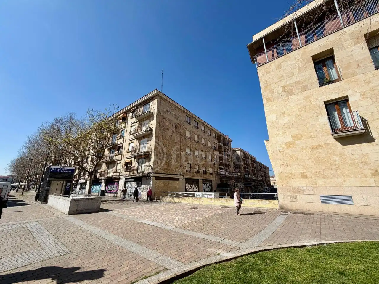 Vista exterior de Piso en venta en Salamanca con Calefacción, Parquet y Terraza
