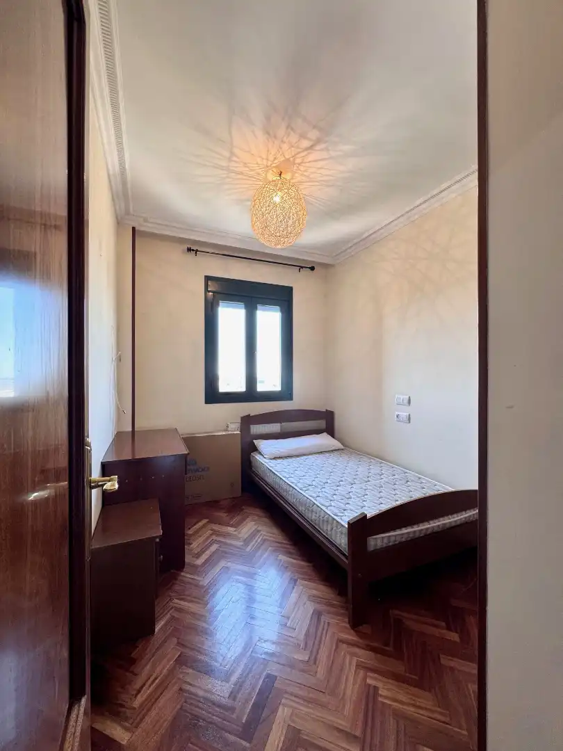 Schlafzimmer von Wohnungen zur Miete in Cáceres mit Klimaanlage, Heizung und Parkett