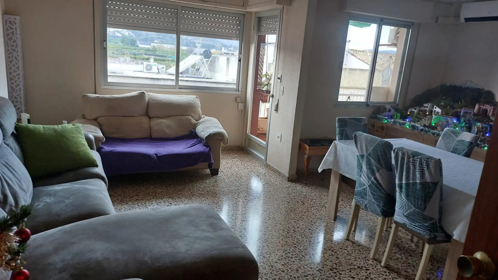 Sala de estar de Piso en venta en Almoines con Aire acondicionado, Calefacción y Horno