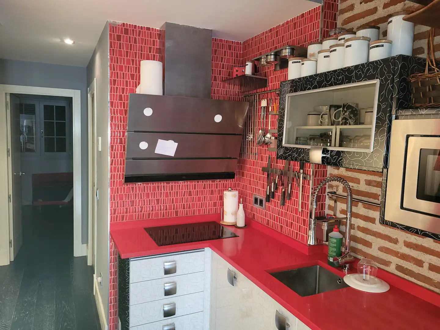 Cocina de Dúplex en venta en Navaluenga con Aire acondicionado y Balcón