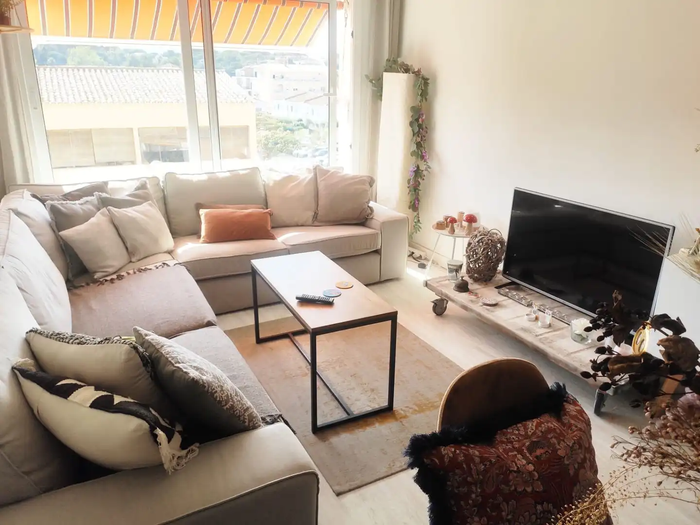 Wohnzimmer von Maisonette zum Verkauf in Palamós mit Klimaanlage, Heizung und Terrasse