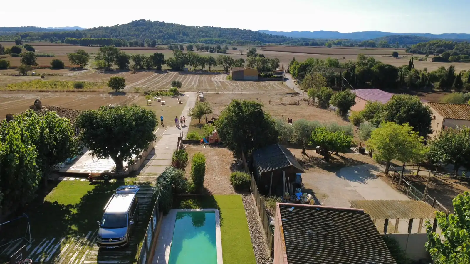 Garden of Country homes for sale in Corçà  with Air Conditioner, Heating and Private garden