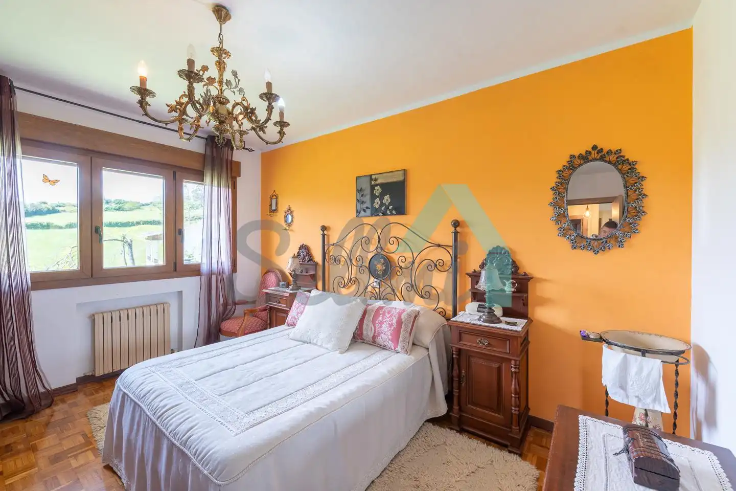 Bedroom of Houses for sale in Gijón   with Heating, Private garden and Terrace
