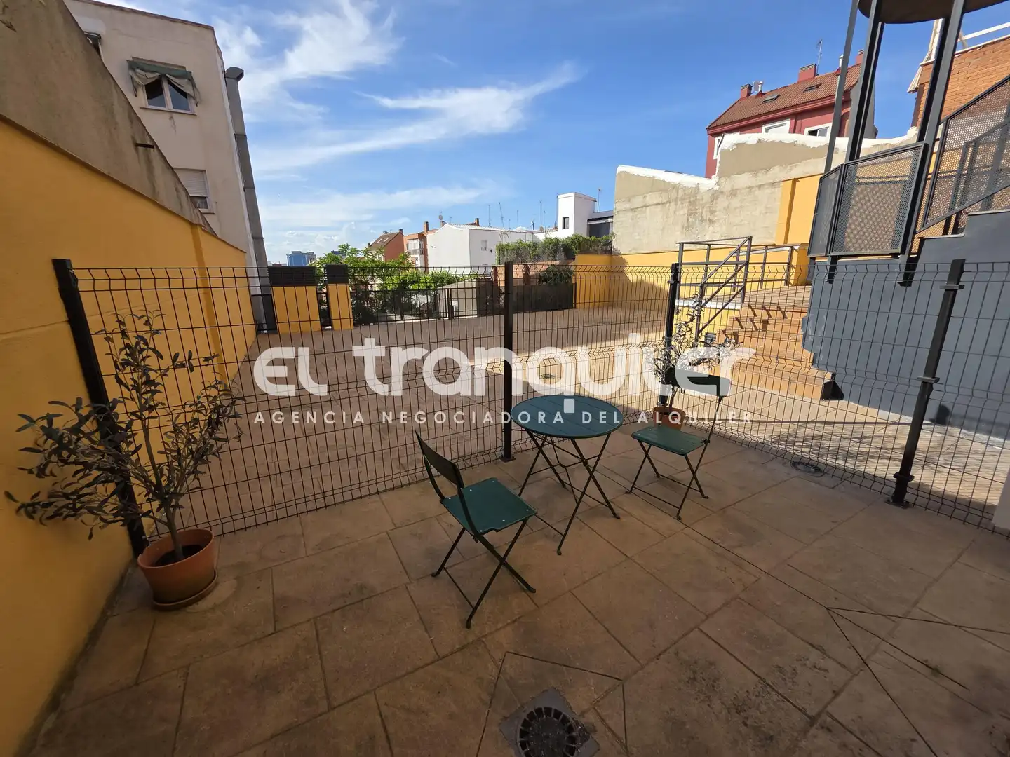 Terrasse von Wohnung zur Miete in Madrid mit Klimaanlage, Terrasse und Abstellraum