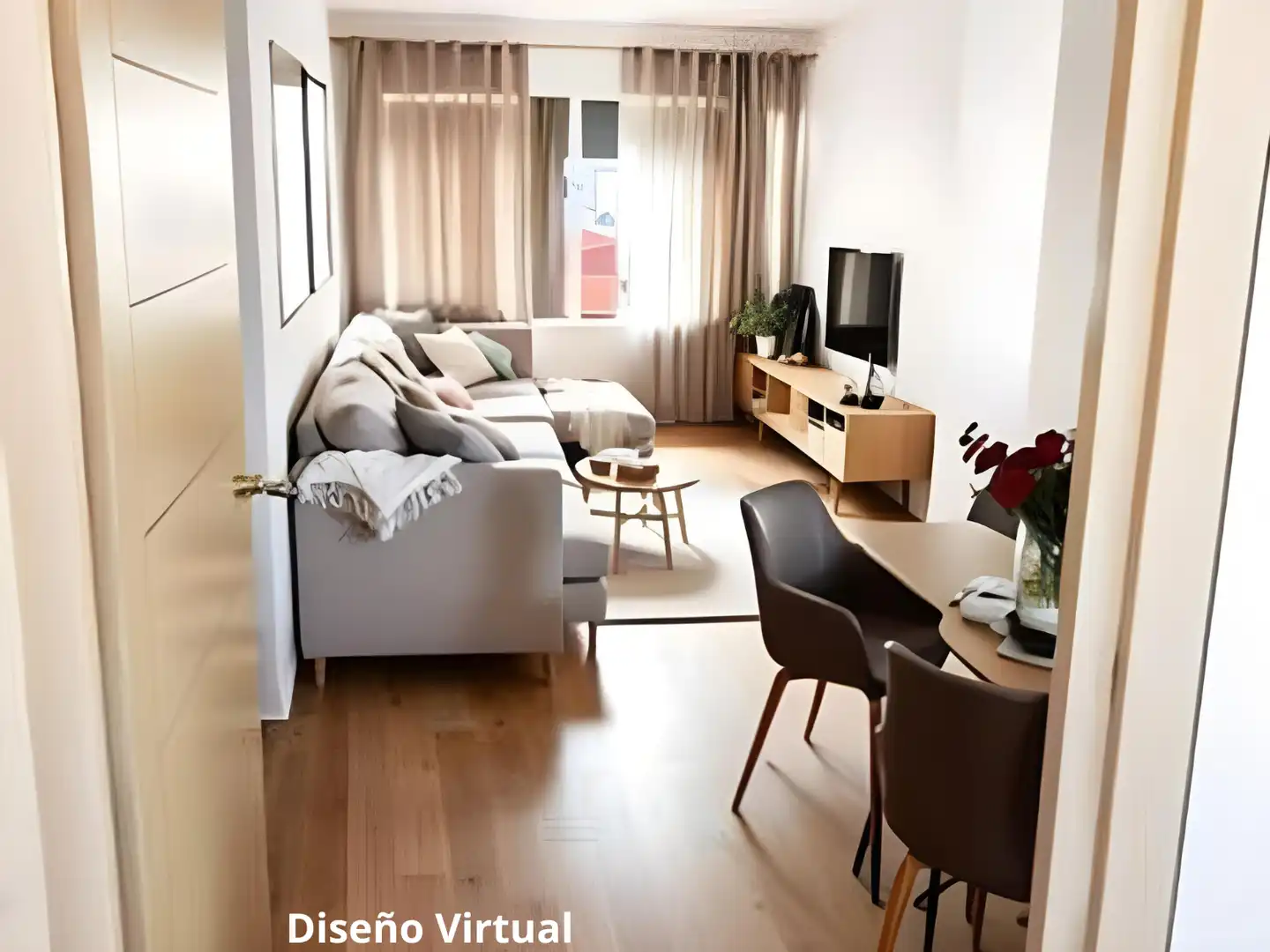 Sala de estar de Piso en venta en Málaga Capital con Aire acondicionado