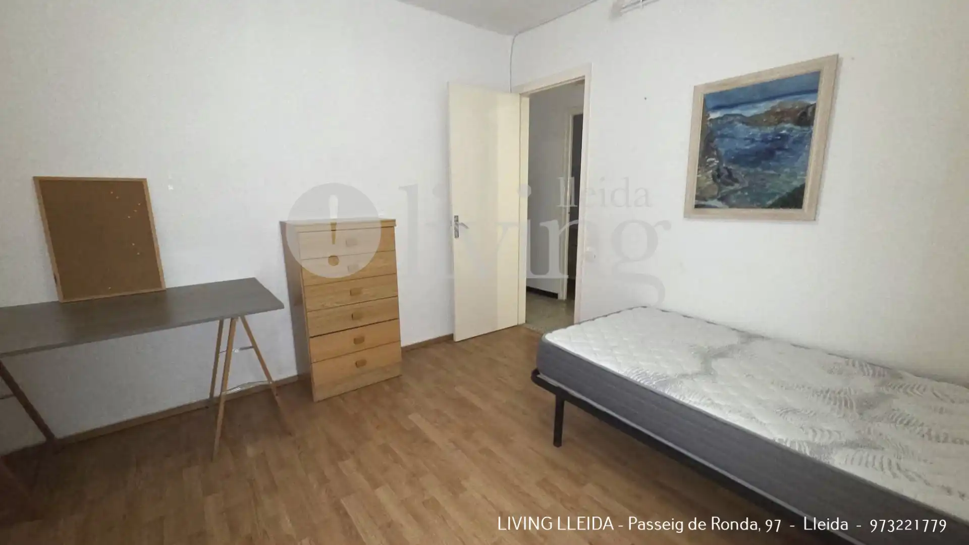 Bedroom of Flat for rent in Lleida  with Heating, Parquet flooring and Furnished