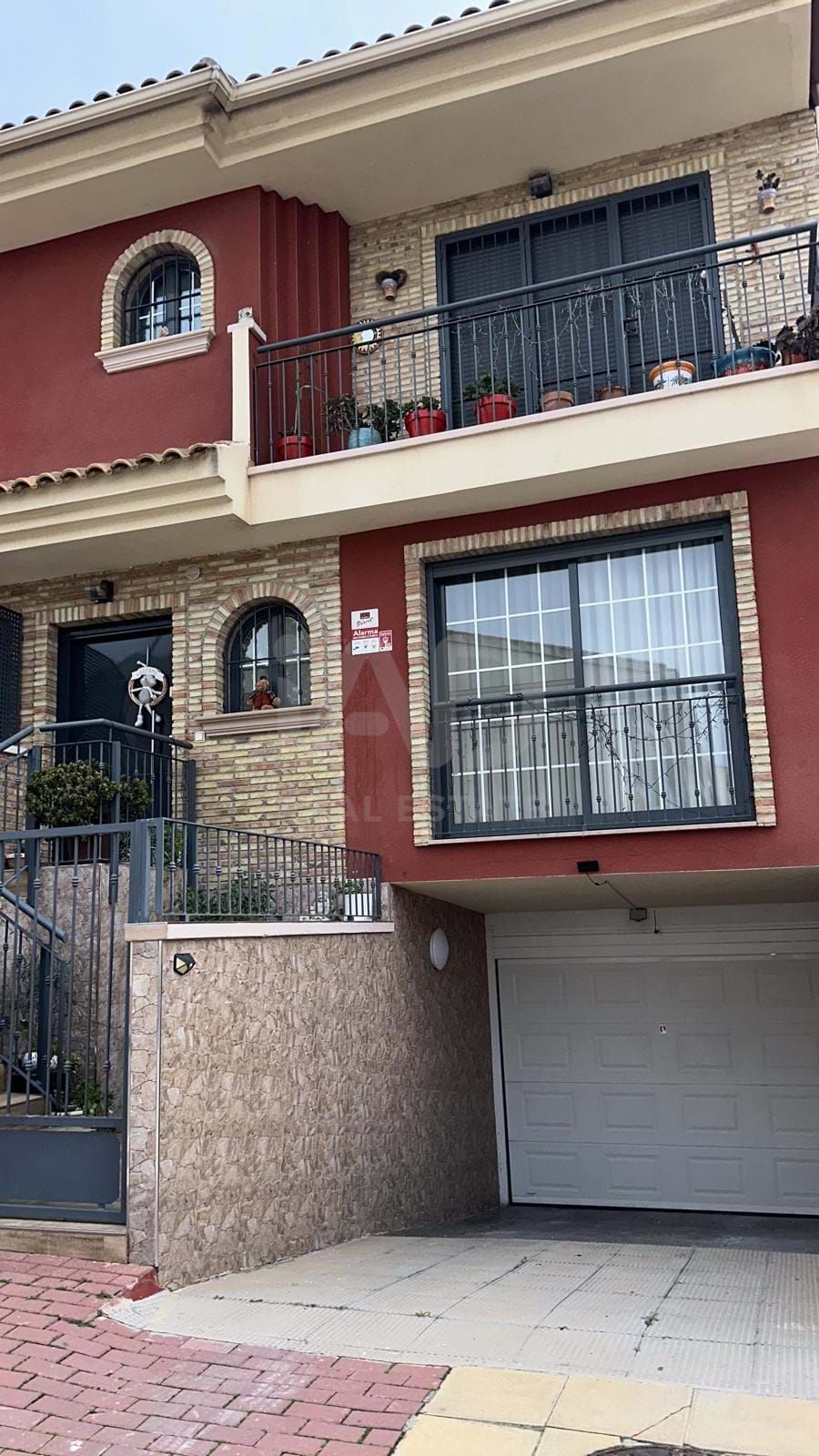 Exterior view of Single-family semi-detached for sale in  Murcia Capital  with Air Conditioner, Heating and Terrace