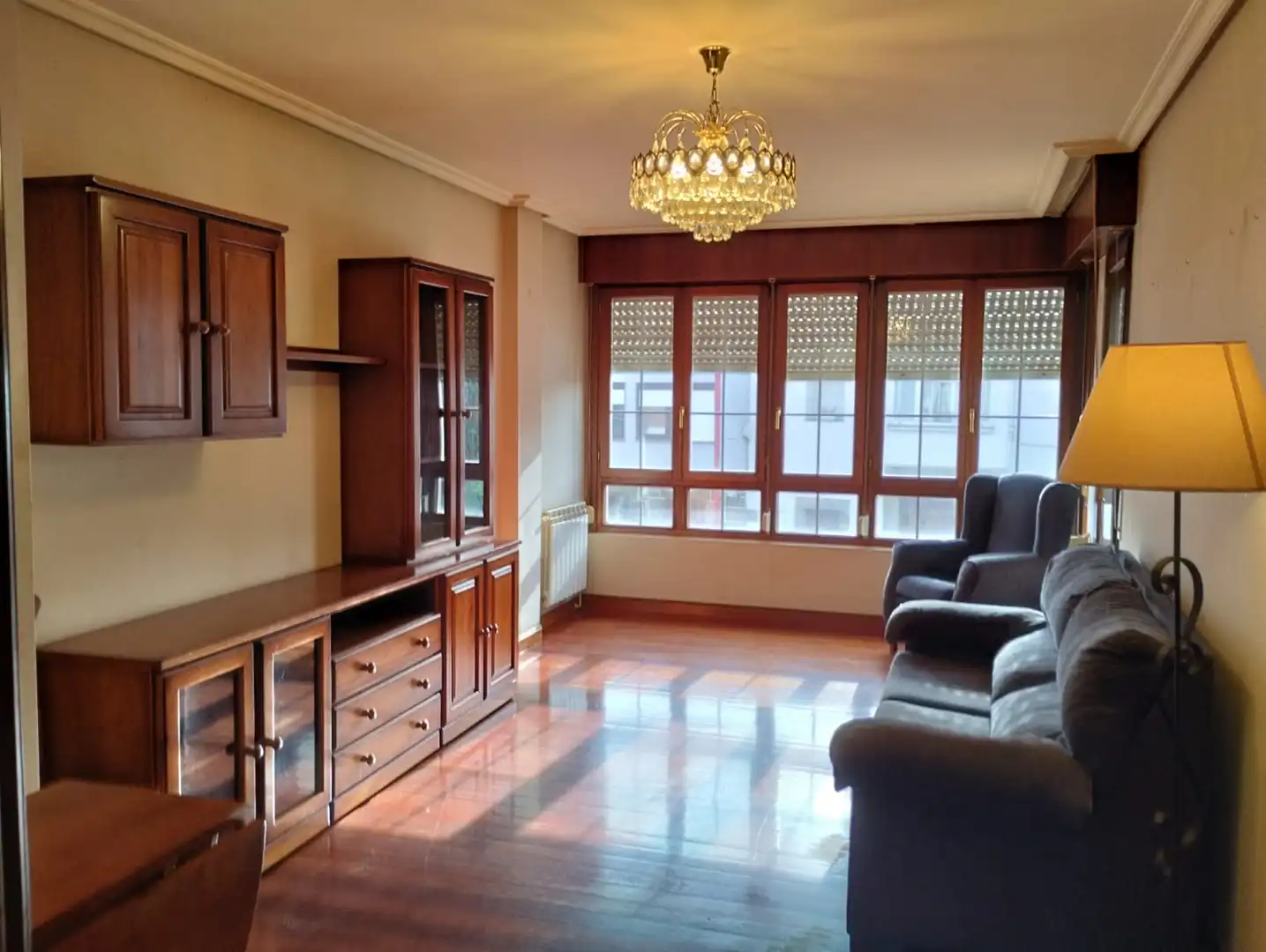 Living room of Flat for sale in Ampuero  with Heating, Terrace and Furnished