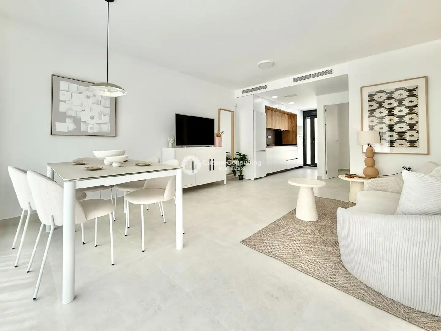 Sala de estar de Casa adosada en venta en Cox con Calefacción, Jardín privado y Terraza