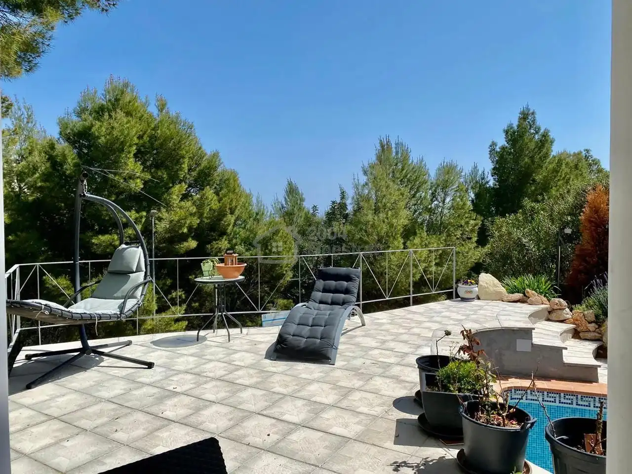 Terraza de Casa o chalet en venta en Callosa d'en Sarrià con Aire acondicionado, Jardín privado y Terraza