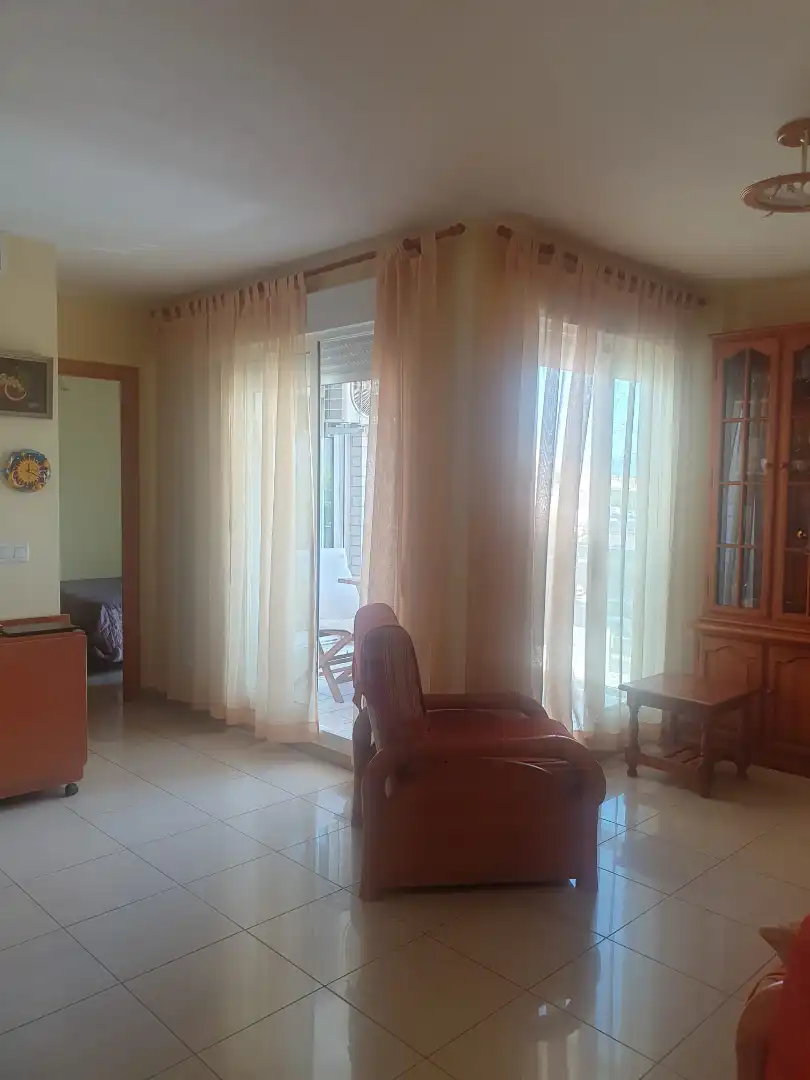 Wohnzimmer von Wohnungen zum Verkauf in Mont-roig del Camp mit Möbliert, Ofen und Balkon