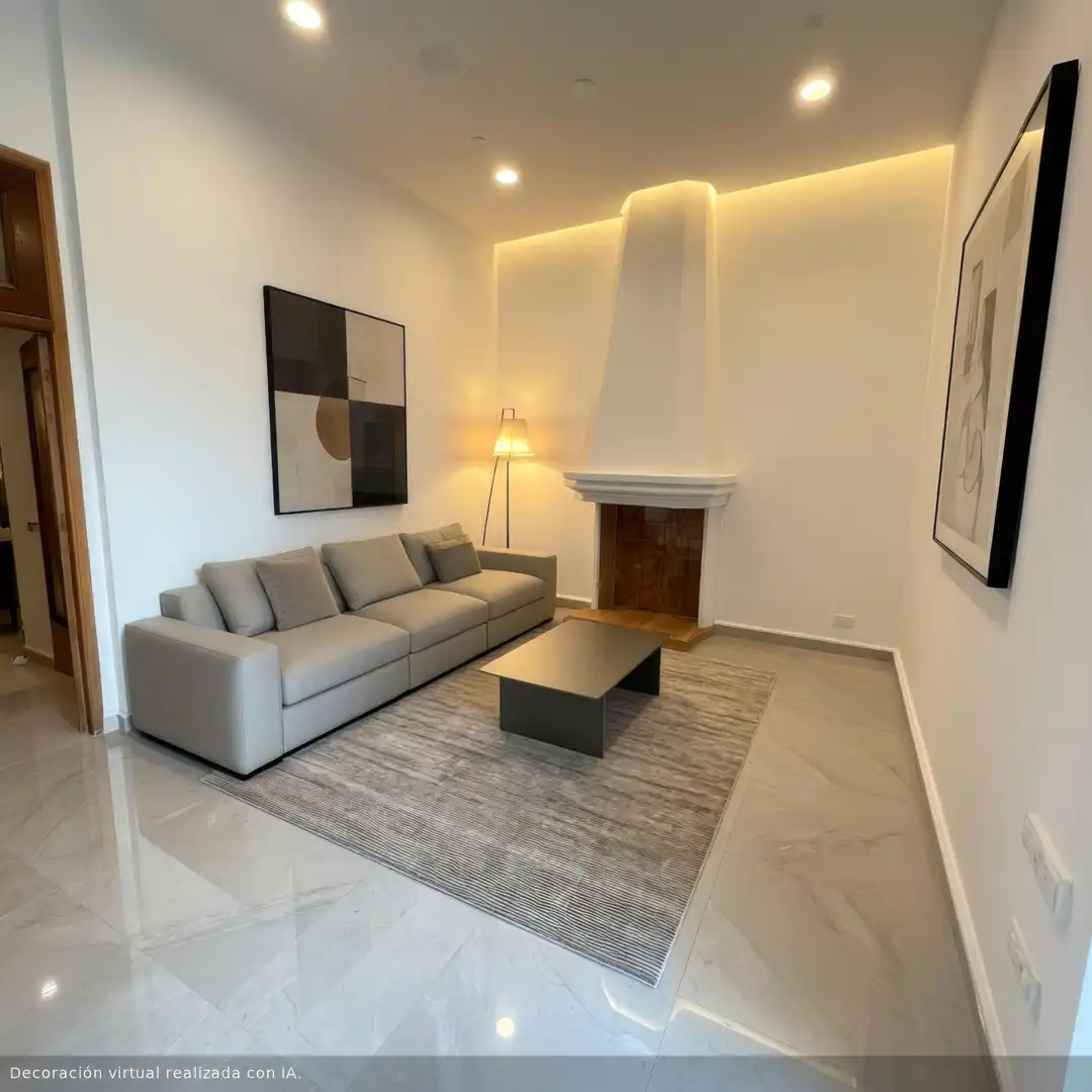 Sala de estar de Planta baja en venta en Beniarjó con Terraza