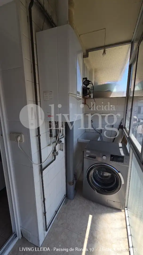 Küche von Wohnung zur Miete in Lleida mit Heizung, Möbliert und Ofen