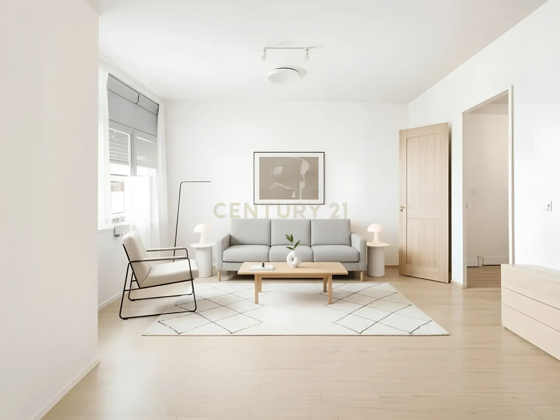 Sala d'estar de Apartament en venda en Badalona amb Aire condicionat i Balcó