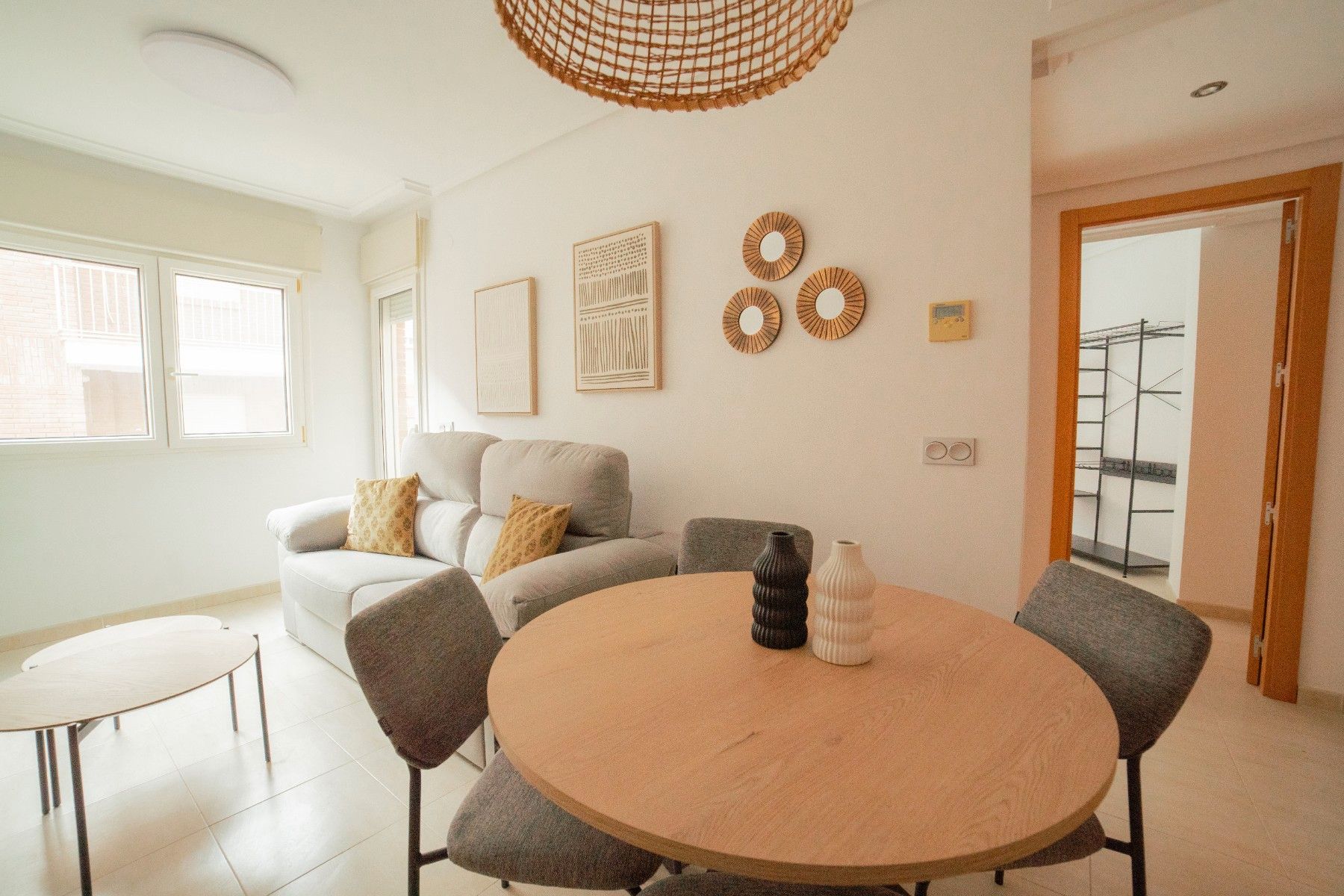 Sala d'estar de Apartament en venda en Águilas amb Terrassa, Moblat i Forn