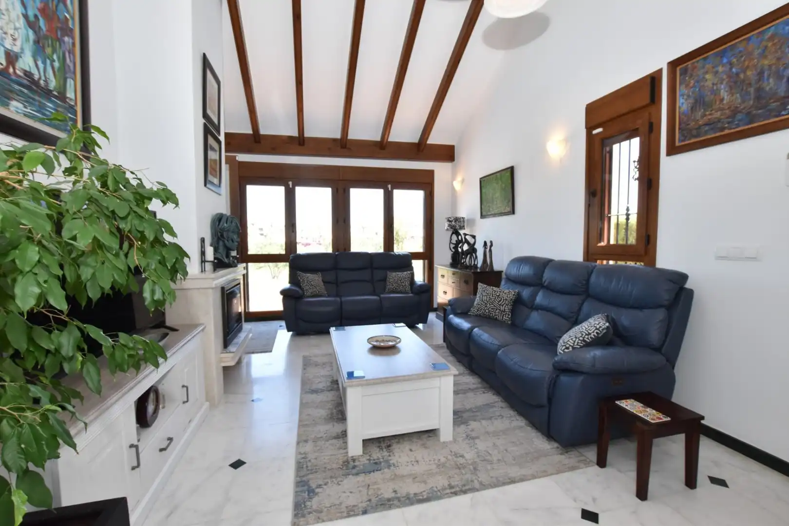 Sala de estar de Casa o chalet en venta en Algorfa con Aire acondicionado, Calefacción y Jardín privado