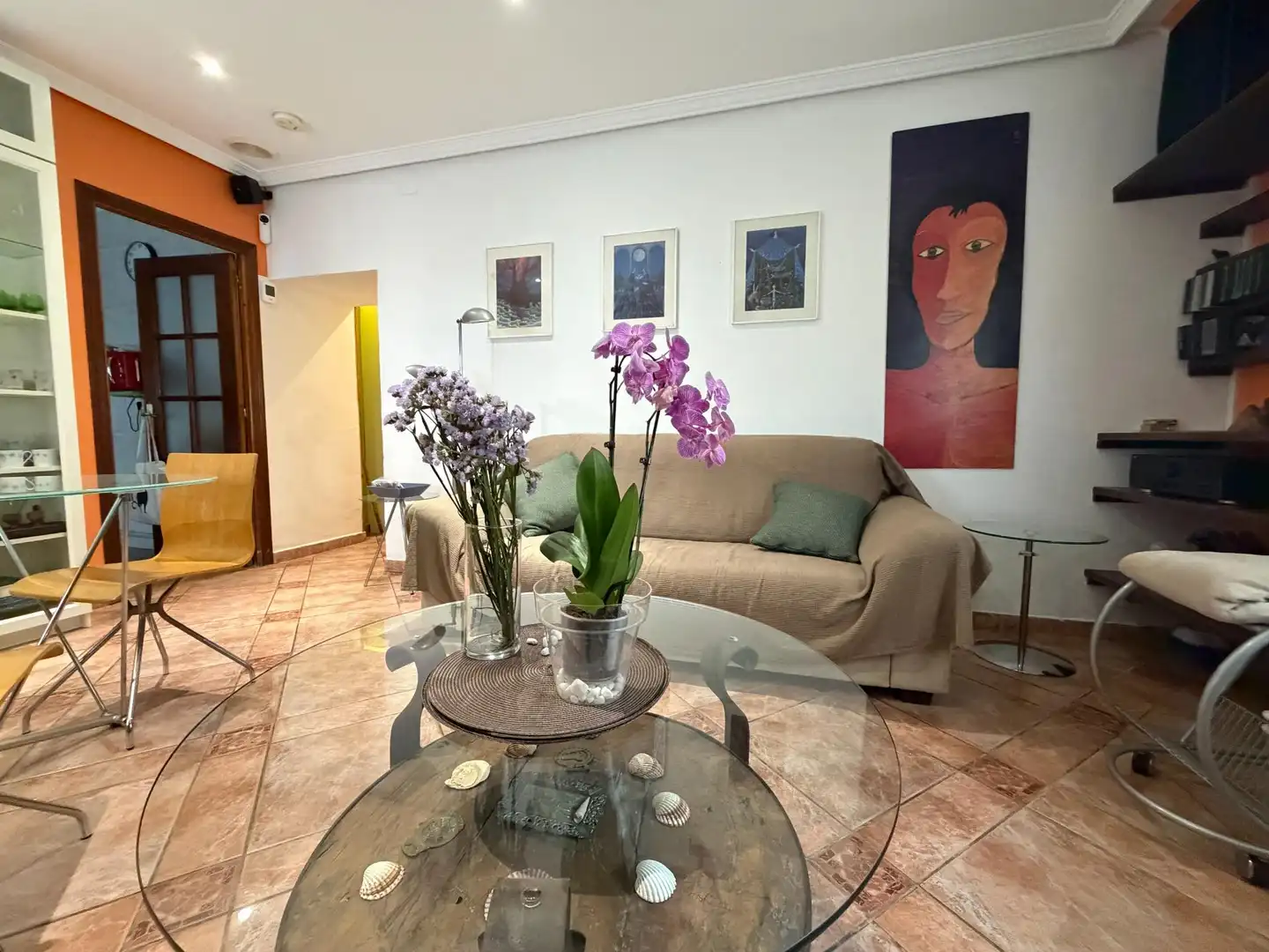 Sala de estar de Piso de alquiler en Santander con Calefacción