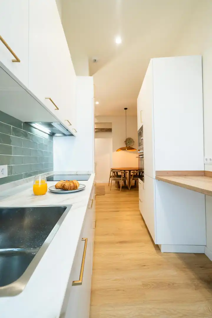 Cocina de Piso de alquiler en Sevilla con Aire acondicionado, Calefacción y Amueblado