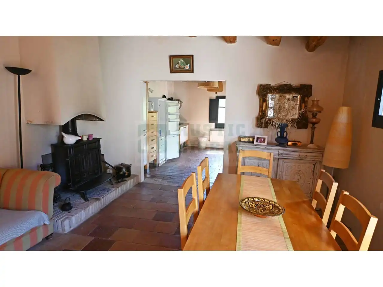 Cocina de Finca rústica en venta en Borrassà con Calefacción, Jardín privado y Terraza