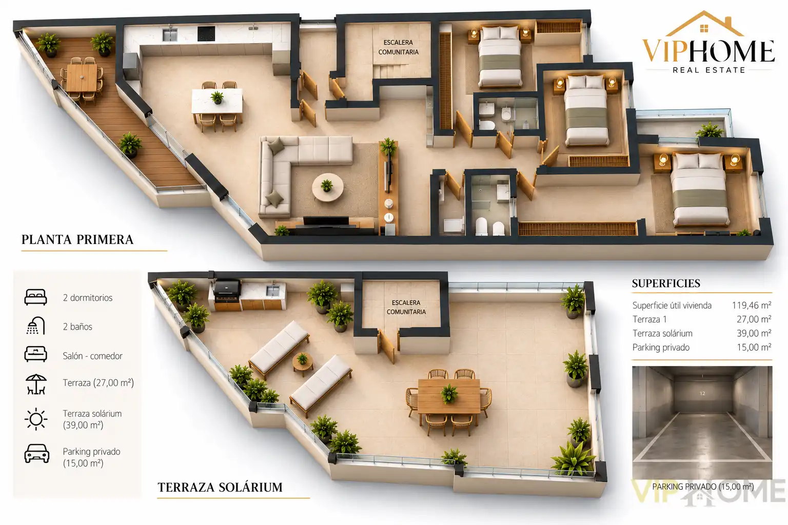 Apartament en venda a pau casals