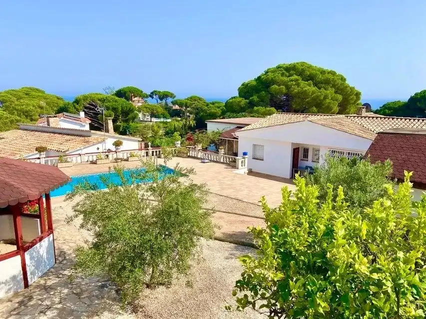 Vista exterior de Casa o xalet en venda en Lloret de Mar amb Aire condicionat, Calefacció i Jardí privat