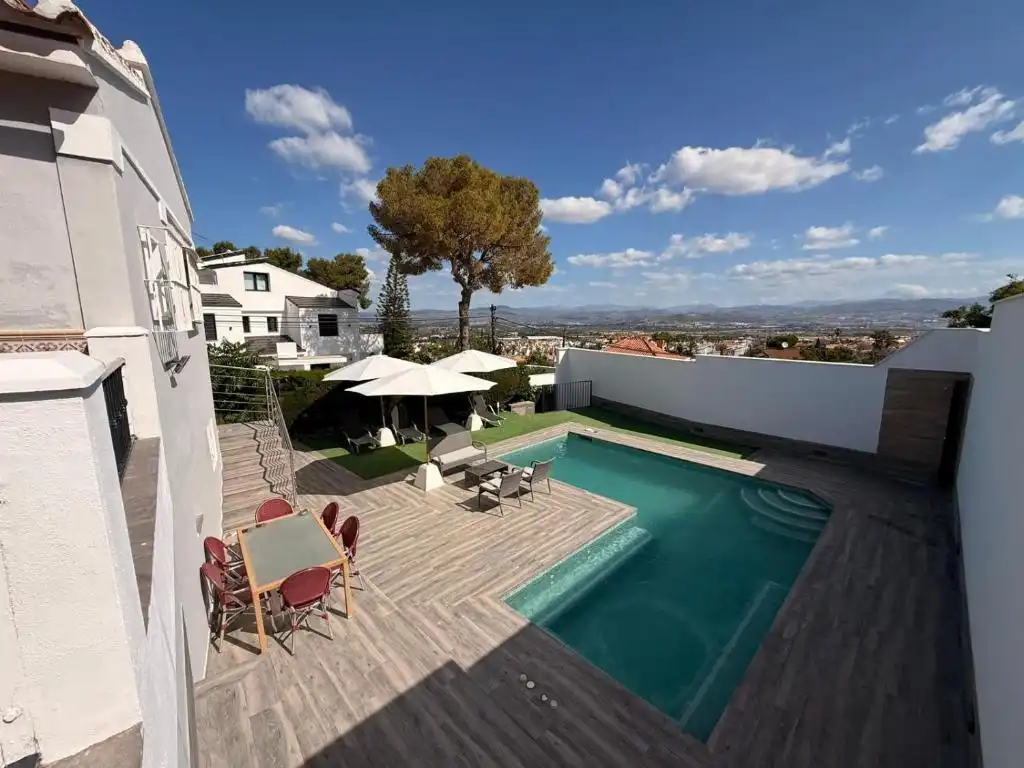 Villa mit Pool zur Miete in Manantiales - Lagar - Cortijo, imagen 5