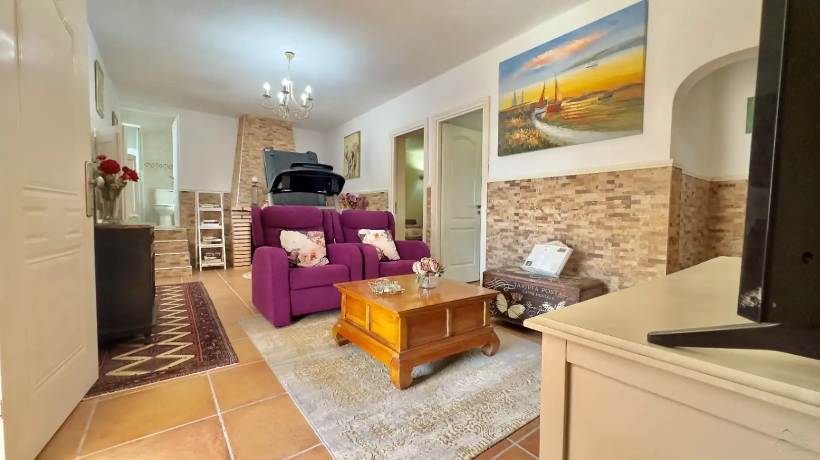 Living room of Houses for sale in Jávea / Xàbia  with Air Conditioner, Heating and Private garden