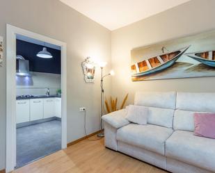 Sala d'estar de Apartament de lloguer en Alicante / Alacant amb Aire condicionat