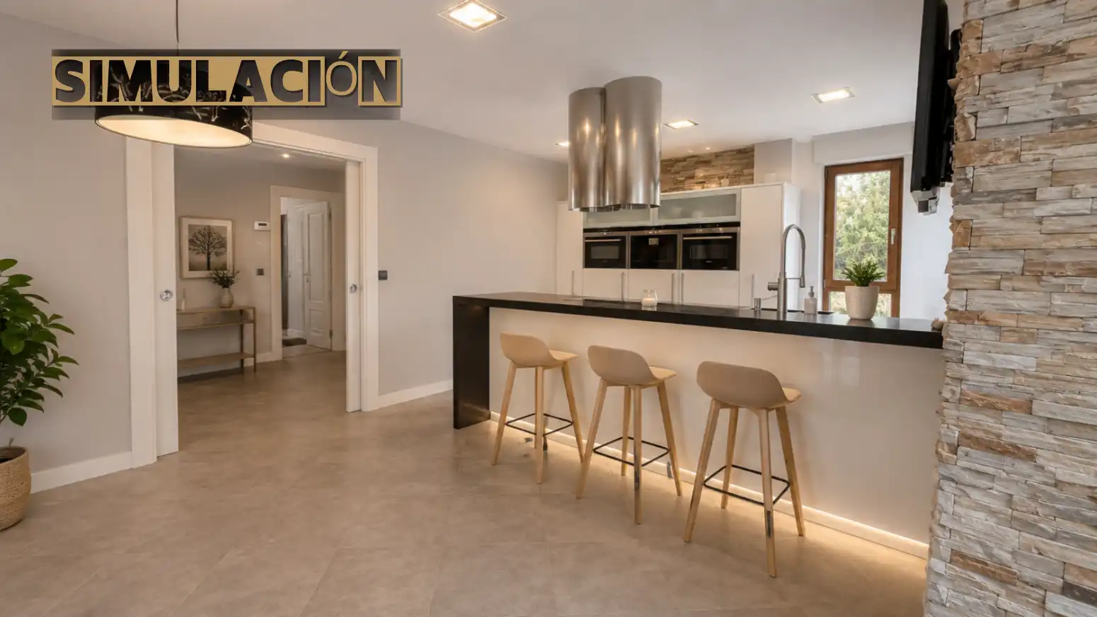 Cocina de Ático en venta en Piélagos con Calefacción, Jardín privado y Parquet