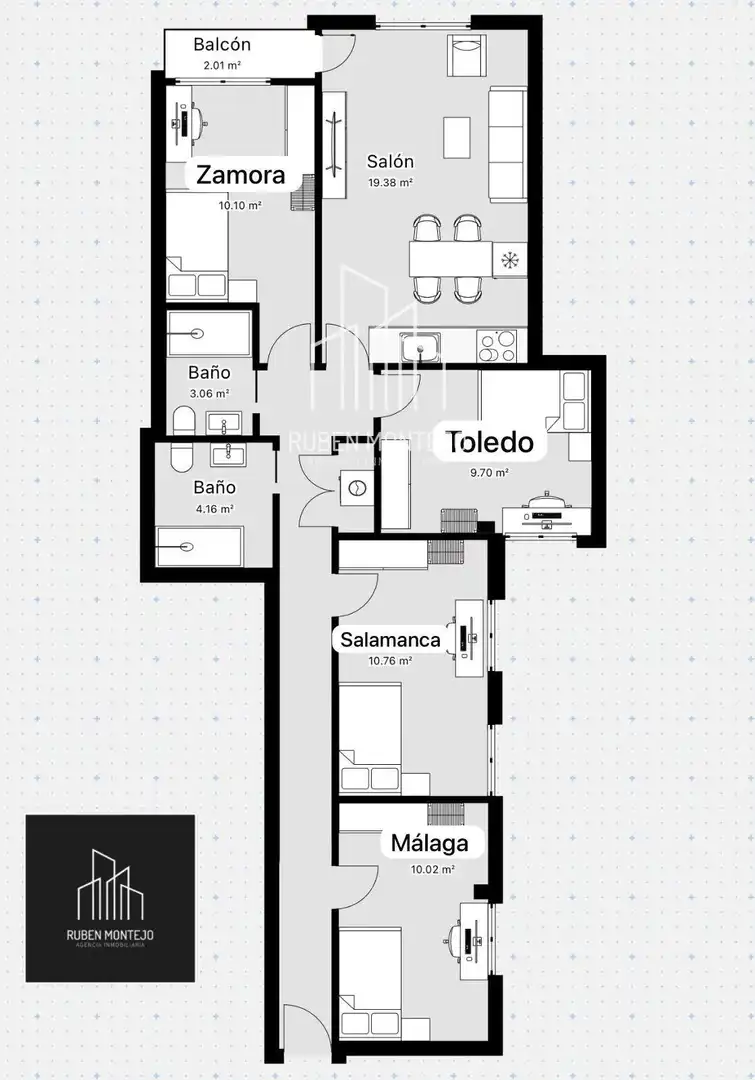Piso para compartir en Salamanca con Parquet, Horno y Lavadora