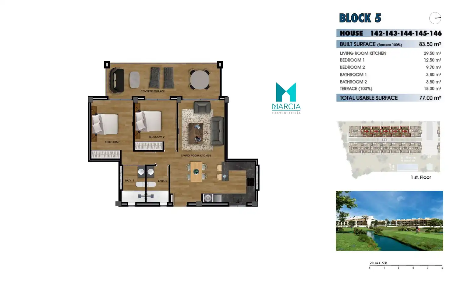 Wohnung zum Verkauf in Los Alcázares mit Terrasse, Haustechnik und Gemeinschaftspool