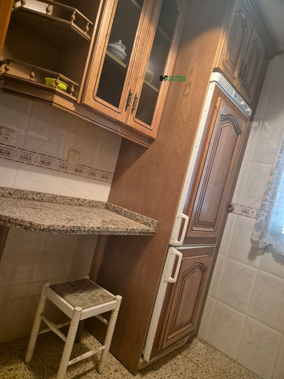 Kitchen of Flat for sale in Badajoz Capital  with Terrace, Storage room and Furnished