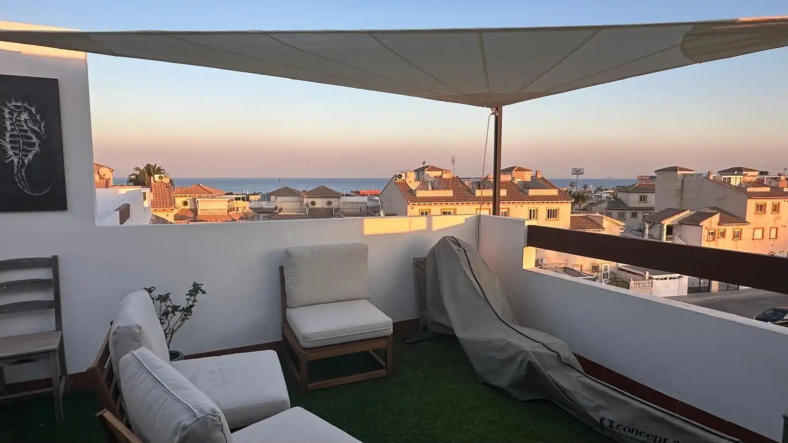 Terrasse von Dachboden zum Verkauf in Orihuela mit Terrasse, Möbliert und Gemeinschaftspool