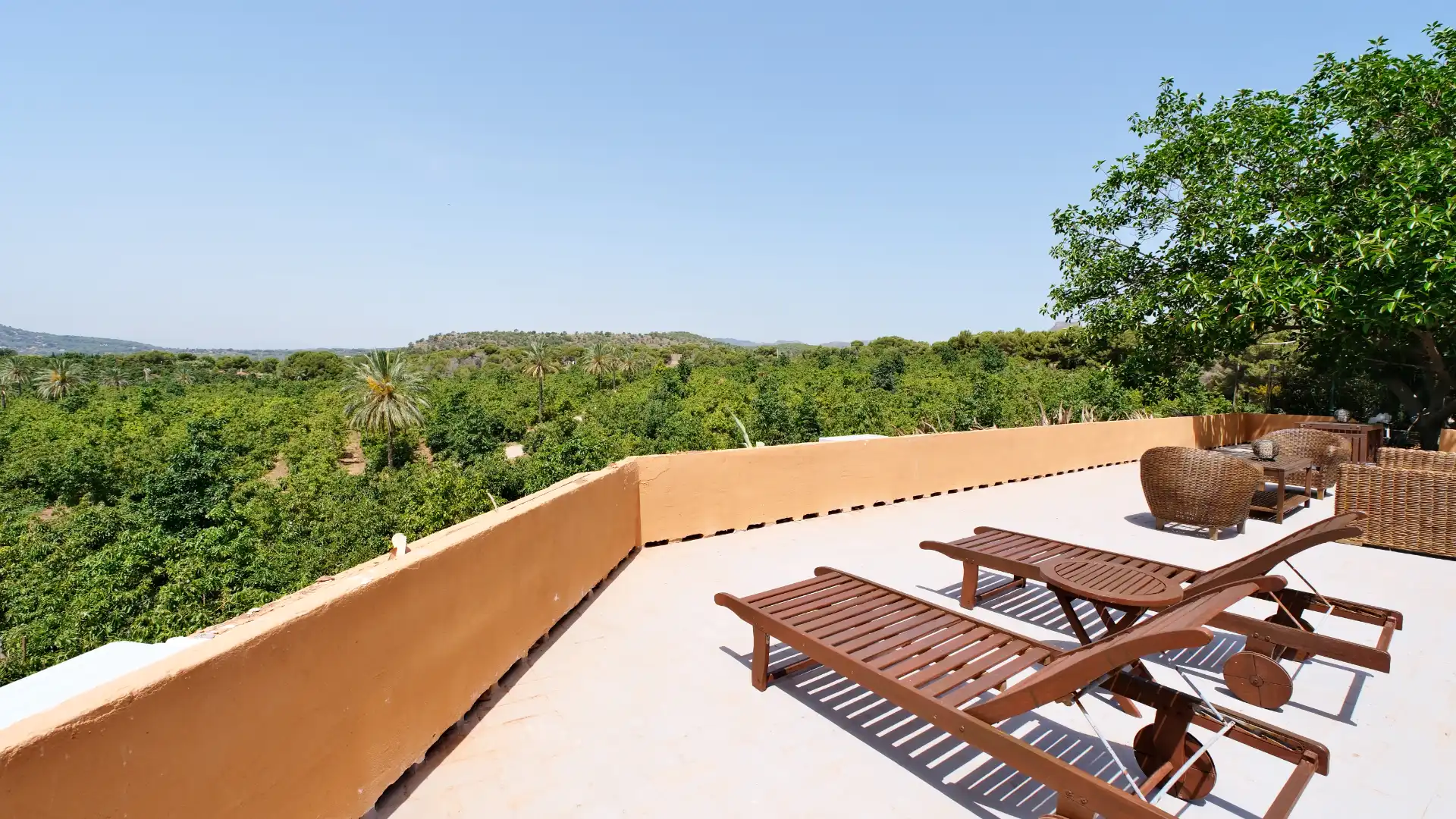 Terraza de Casa o chalet de alquiler en Sagunto / Sagunt con Aire acondicionado, Calefacción y Jardín privado