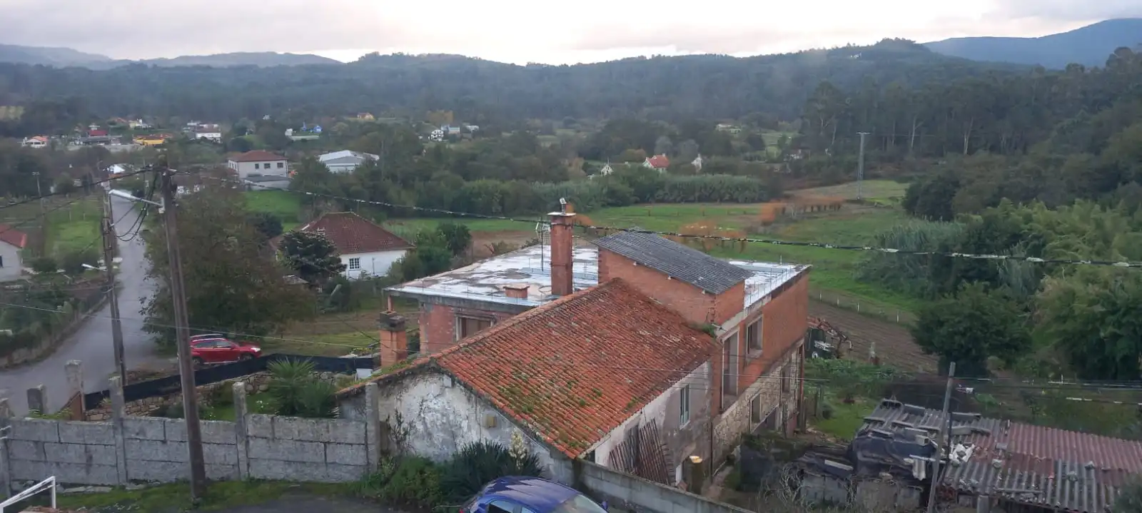 Vista exterior de Casa o chalet en venta en Portas con Terraza, Trastero y Amueblado