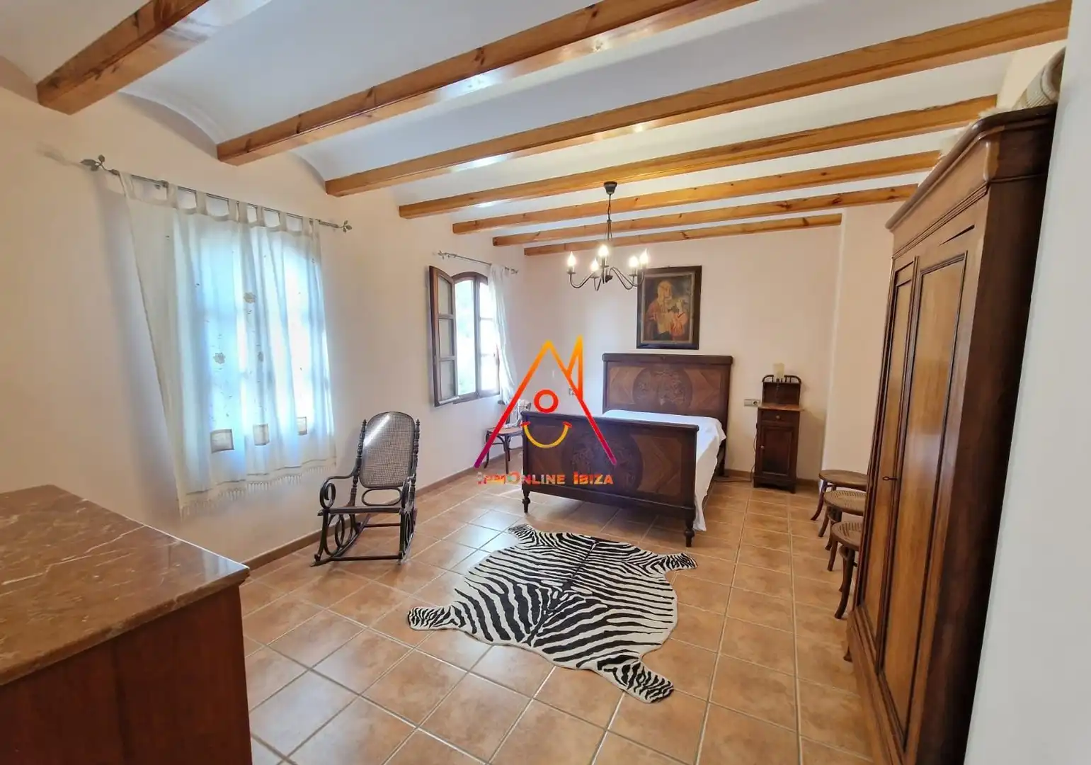 Habitación de Casa o chalet de alquiler en Tàrbena con Jardín privado, Terraza y Amueblado