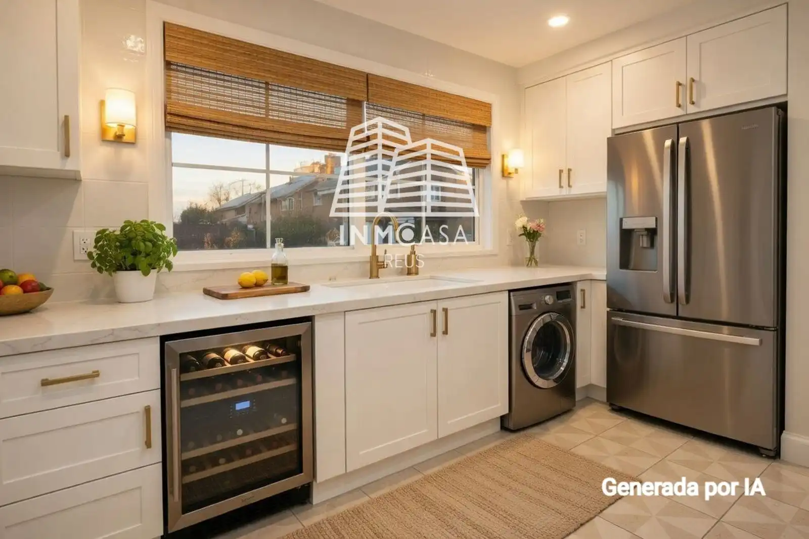 Cocina de Casa adosada en venta en Mejorada del Campo con Calefacción, Jardín privado y Terraza
