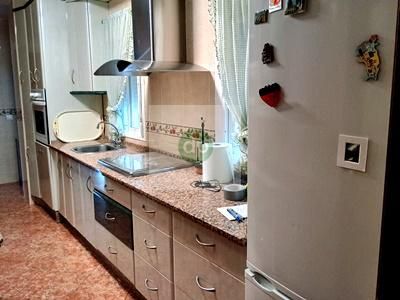 Kitchen of Flat for sale in Badajoz Capital  with Air Conditioner, Private garden and Terrace