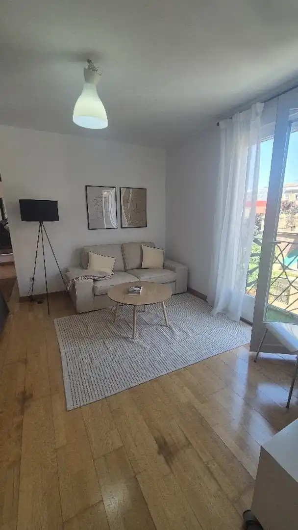 Wohnzimmer von Wohnung zur Miete in Madrid mit Klimaanlage, Heizung und Möbliert