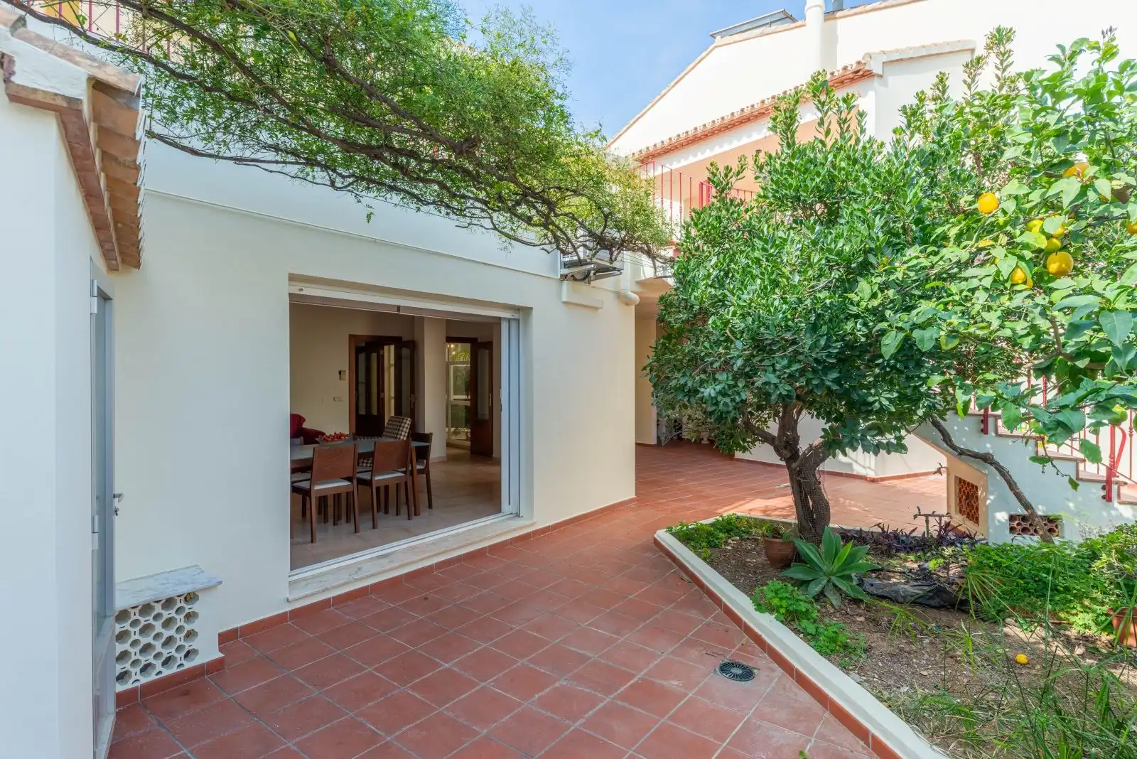 Terraza de Finca rústica en venta en Pedreguer con Aire acondicionado, Calefacción y Jardín privado