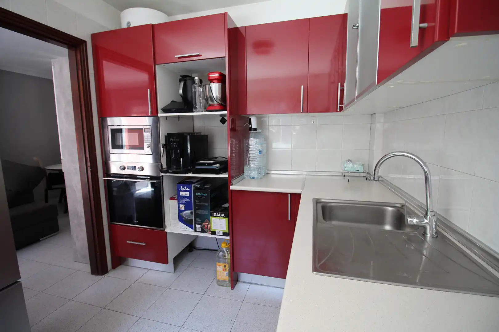 Kitchen of Flat for sale in San Cristóbal de la Laguna  with Terrace, Storage room and Furnished