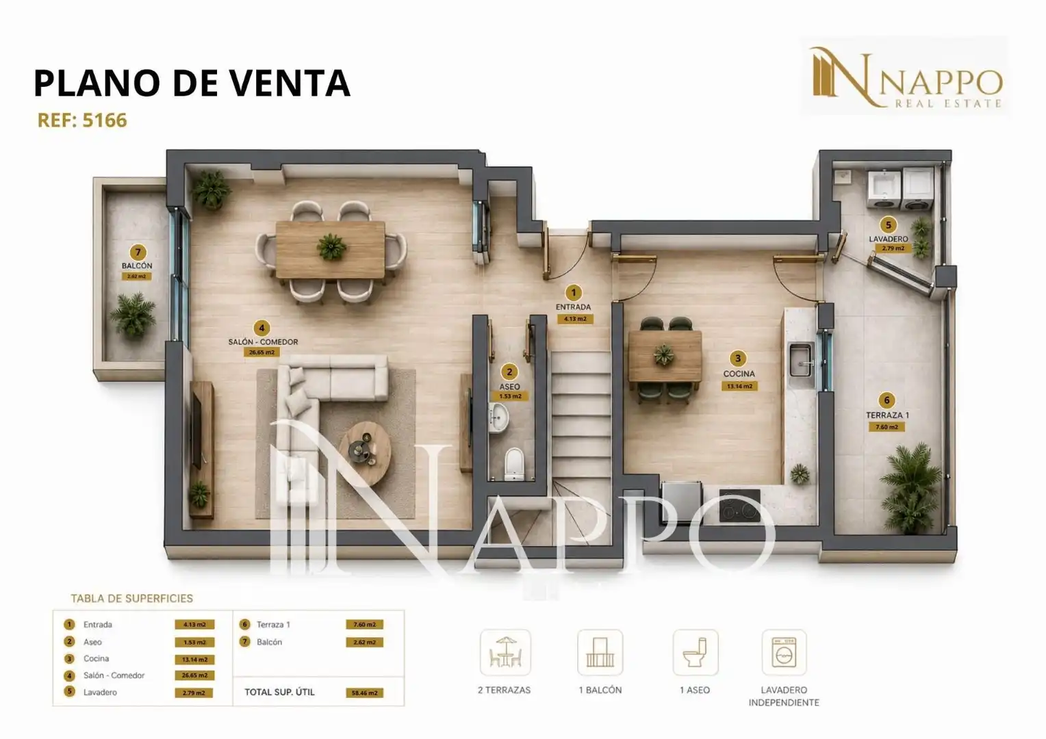 Dúplex en venda en  Palma de Mallorca amb Aire condicionat, Calefacció i Terrassa