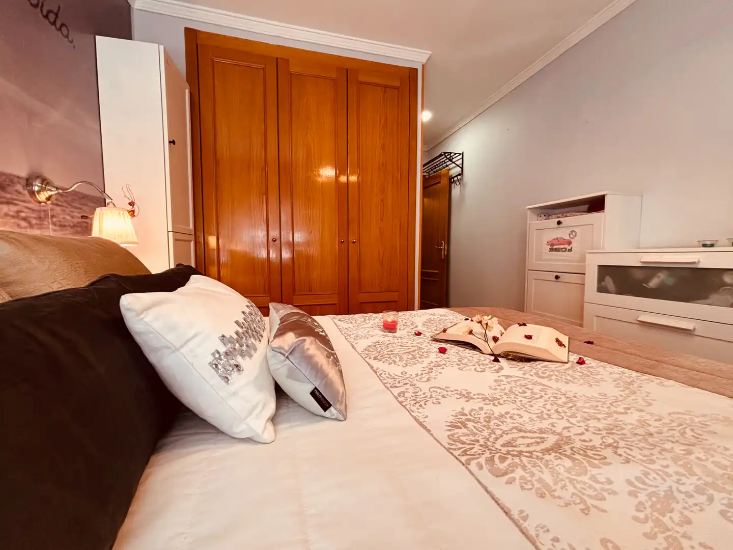 Bedroom of Flat for rent in Getafe  with Air Conditioner, Parquet flooring and Washing machine