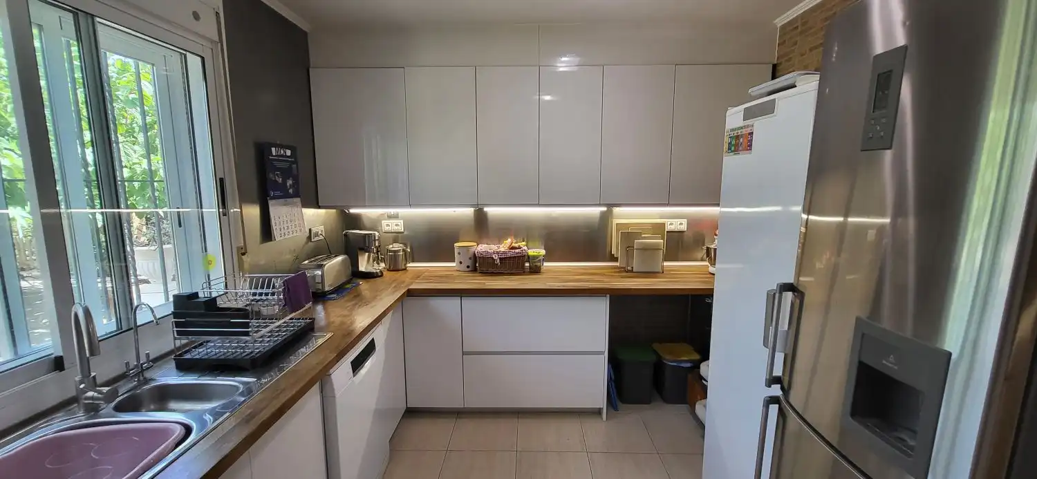 Cocina de Casa o chalet en venta en Roquetes con Aire acondicionado, Calefacción y Jardín privado