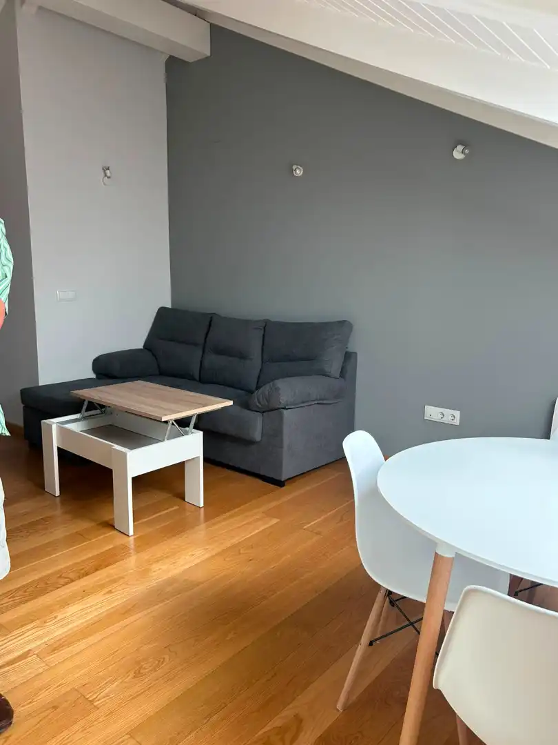 Living room of Flat for rent in Santiago de Compostela   with Furnished